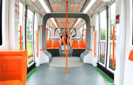 Suzhou l2 Tram interior real picture