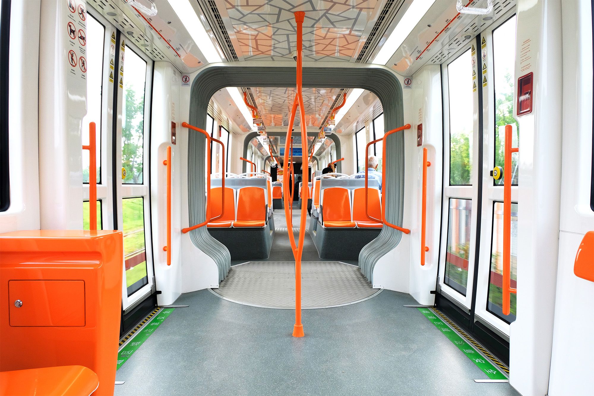 Suzhou Tram L2 interior real image