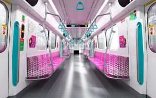 SINGAPORE J151 interior design pink seats