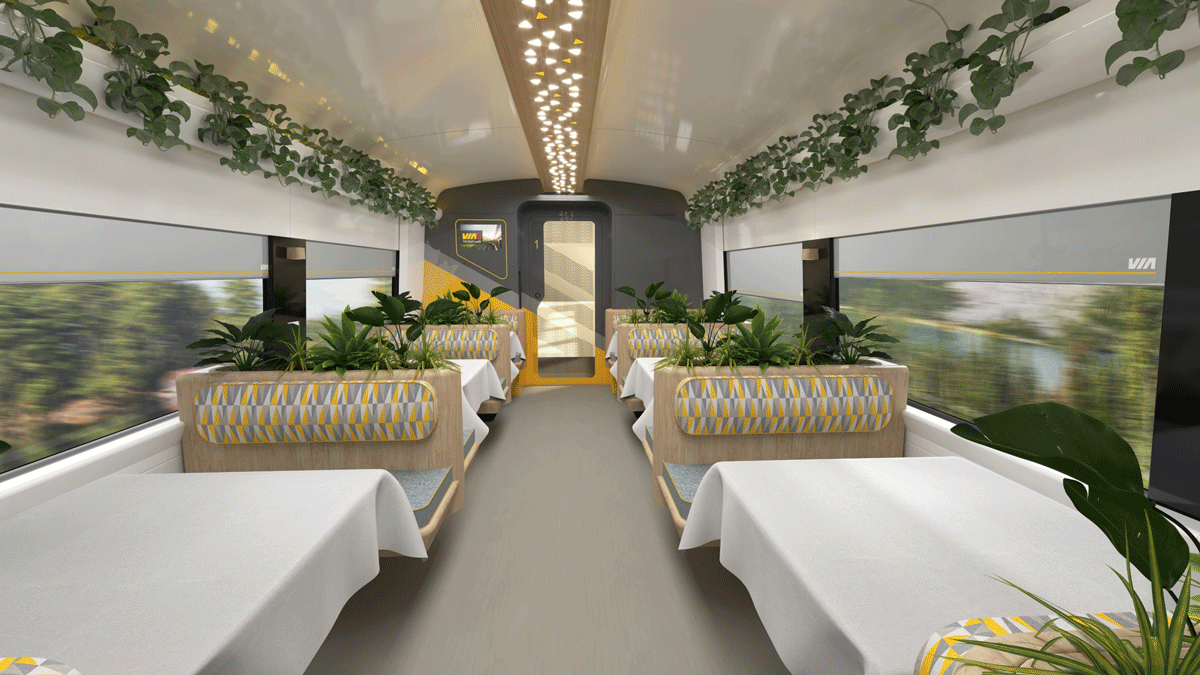 Via Rail Diner Car